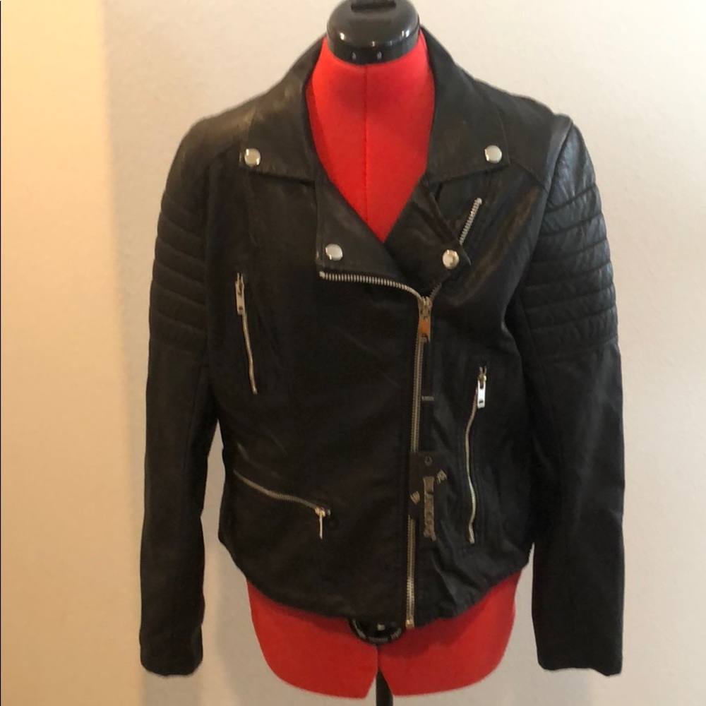 Blank NYC women’s faux leather jacket